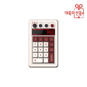 8BitDo Reto 18 기계식 숫자 패드 레트로 무선 블루투스 게임용 듀얼 슈퍼 프로그래밍 넘버패드, FC Edition