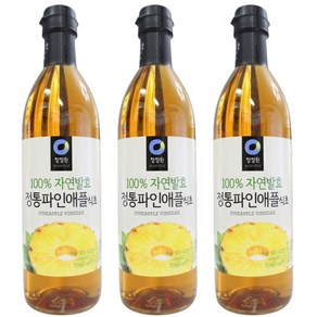 청정원 100% 자연발효 정통 파인애플 식초 560ml 5개 파인애플 식초