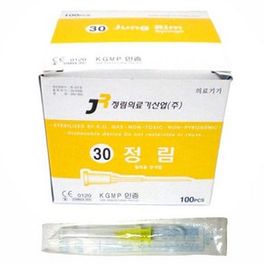 정림주사기바늘 30G 1.2cm, 1개