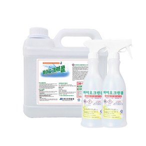 진로발효 바이오크린콜 살균소독제 4.2L + 전용공병450ml 2개