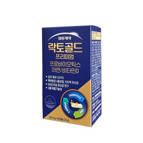 일동제약 락토골드 프리미엄 60캡슐 2개월분 500mg, 1개, 60정