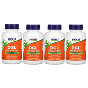 NOWFOODs 나우푸드 DGL 리코라이스 감초 Root 추출물 알로에베라 함유 400mg