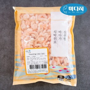 자숙 새우 1.2kg (꼬리 X) (사이즈 200-300), 200／300, 1개