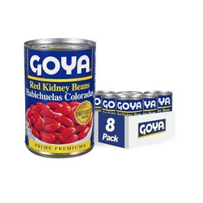 Goya Foods 레드 키드니 빈즈 439.4g(15.5온스) (8팩), 15.5 Ounce (Pack of 8), 1) 15.5 Ounce (Pack of 8), 439g