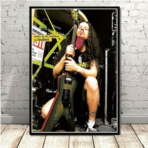 거실액자 인테리어 그림 포스터 캔버스 액자 Dimebag Daell 뮤직 락 음악 밴드 금속 기타리스트 캔버스, 06 A6_01 No Fame 20x30cm