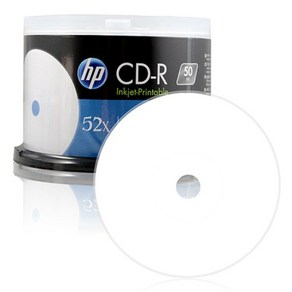 [HP] CD-R 프린터블 52배속 700MB [케익/50매]