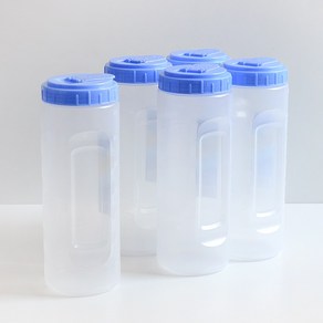 보성 원형 물병 1호 5p, 혼합 색상, 1.5L, 5개