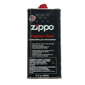 ZIPPO 정품 지포 라이터오일 355ml 라이터기름 손난로오일