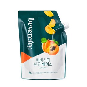 베버시티 살구 베이스 1kg 1박스 6개, 350ml, 1개입