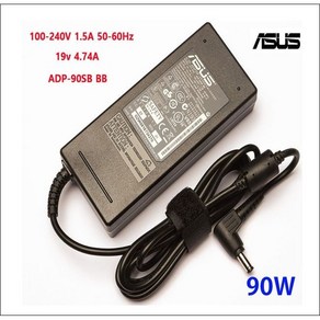 아수스 노트북 호환 충전기 90W 19V 4.74A N53 G50 M50 N61 M60 G73 G53 (5.5mm 2.5mm), 1개