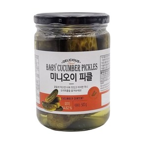 [메가마트]딜리셔스 미니오이피클 500g, 1개