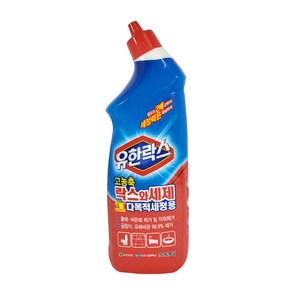 유한락스 다목적세정용 755ml 화장실 욕실 양변기 청소 세제 살균 곰팡이 찌든 때 악취 제거 용, 1개