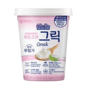 남양 불가리스 락토프리 그릭 요거트 400g 6개 냉장배송