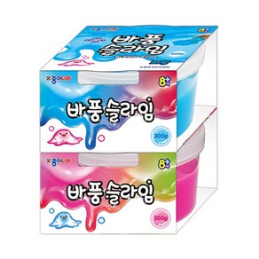 종이나라 바풍 슬라임, 분홍, 300g, 1개