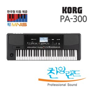 KORG PA-300 키보드 전자오르간 PA300 한국형리듬 트로트 차차차 꽈배기 음색 외, 1개