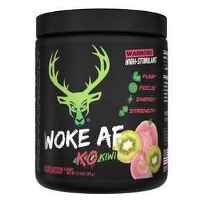 Bucked Up WOKE AF High Stimulate Pe-Wokout 고 자극 프리 워크아웃 30서빙, KO Kiwi, 1개, 30회분