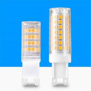 G9 LED 램프 AC220V 110V 깜박임 없음 밝기 조절 LED 전구 2835SMD 6W 690LM 아주 밝은 샹들리에 조명 70W 할로겐 램프 교체, 웜 화이트, 12w, 1개