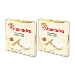 엘 알멘드로 임페리얼 아몬드 케이크 200g 2팩 El Almendo Impeial Almond Cake Gluten-Fee Had Nougat, 2개