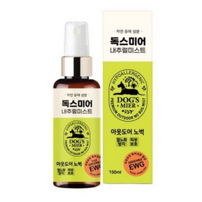 독스미어 내추럴미스트 아웃도어노벅미스트 150ML 미스트, 1개