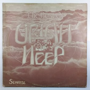 (중고LP 물세척)(빈티지 인테리어용) THE BEST OF URIAH HEEP/ 자켓 닳음 파손은 수선함/ 음반 튐 현상 잡음 있음