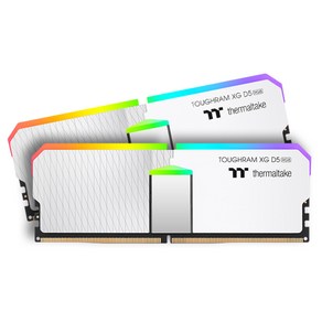 써멀테이크 DDR5-6000 CL36 TOUGHRAM XG RGB, 화이트 패키지 (32GB(16Gx2)), 1개