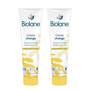 Biolane 비올란 다이애퍼 체인지 기저귀 크림 100ml 2팩, 2개