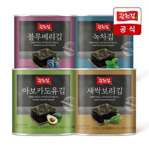 [광천김] 아보카도/녹차/블루베리/새싹보리 캔김 30g 5캔