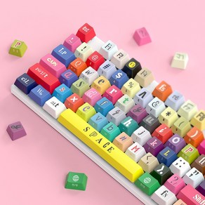 디자인 키보드 키캡 세트 콜라주 키캡 collage keyboad keycap set 콜라쥬 키캡, 키캡 단일구매, 키캡단일구매