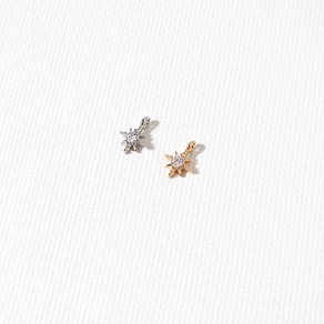 비즈아이 [7339-10]큐빅펜던트 큐빅미니별 5.5x7.5mm 1개
