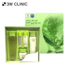 3W CLINIC 알로에 풀 워터 엑티베이팅 스킨케어 3종 세트, 1개