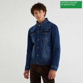 베네통 boucl padding denim jumpe 0F 2AW753EX8 901