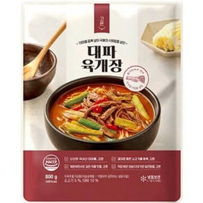 고른 대파 육개장 800g, 5개