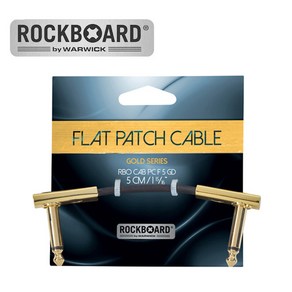 RockBoard Flat Patch Cable Gold 5cm 락보드 플랫 패치케이블 골드