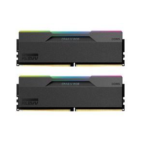 [에센코어] KLEVV DDR5 PC5-57600 CL34 CRAS V RGB 서린 [32GB (16GB*2)] (7200), 선택하세요, 2개