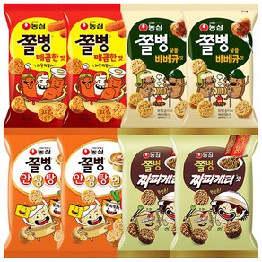 농심 쫄병스낵 4종(매콤한맛+숯불바베큐맛+안성탕면맛+짜파게티맛), 2세트, 318g