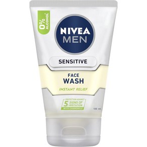 NIVEA 니베아 멘 젠틀 클렌징 센시티브 페이스 워시, 4개, 100ml