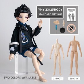 오비츠 OB11 구체관절 인형 구관 바디 ob23 장난감 헤드 11 obitsu DIY GSC BJD 남성 액세서리 YMY23/25 Ob22, 09=Handgoupmwhite, 1개