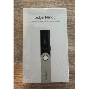 Ledger Nano S 암호화폐 비트코인 하드웨어 지갑 매트 블랙