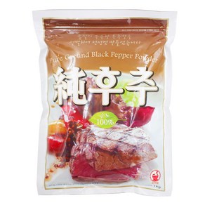 후추가루 1kg 순도 100% 금하푸드 순후추 흑후추분, 1개