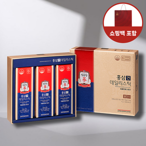 정관장 홍삼건 데일리스틱 + 쇼핑백, 30개, 450g, 1개