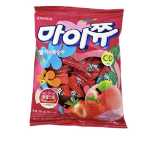 마이쮸 딸기 복숭아 284g 1개 캬라멜, 280g