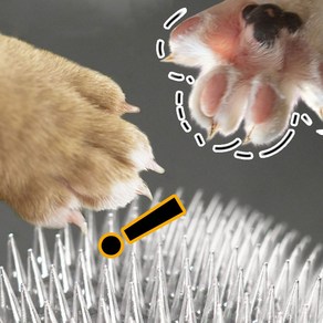 16p 고양이 접근 금지 퇴치 매트 침입 방지 가시 매트 펜스 기피 패드, 2세트