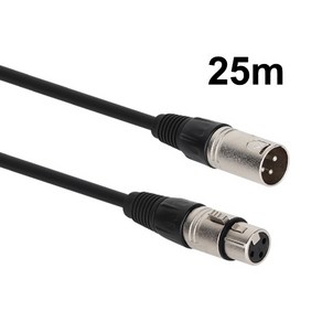 XLR 캐논 MF 연장케이블 25M CM-XLRS25, 1개