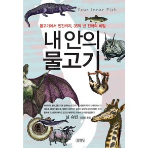 내 안의 물고기:물고기에서 인간까지 35억 년 진화의 비밀, 김영사, 닐 슈빈 저/김명남 역