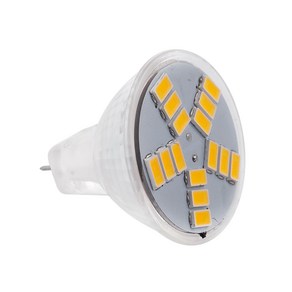 7W MR11 GU4 600LM LED 전구 램프 15 5630SMD 따뜻한 흰색 빛, 1개