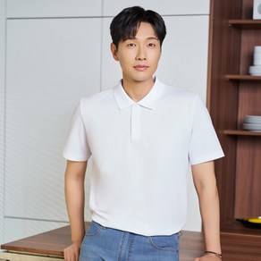 [파크랜드]오스틴리드 25S/S 남성 여름 반팔 [에센셜티셔츠] 화이트 반팔 티셔츠 ATS25671 NC울산뉴코아