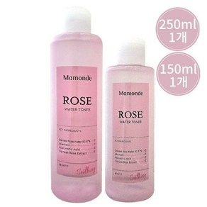 [KT알파쇼핑][마몽드] 마몽드 로즈워터 토너 250ml 1개+150ml 1개, 1개