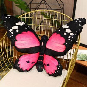 40 50CM 나비 플러시 장난감 살아있는 던져 베개 쿠션 홈 소파 장식, [01] 40x50cm, pink
