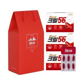 [본사직영] 펄세스 함익병 크릴56 크릴오일 선물세트 1000mg, 90정, 1세트