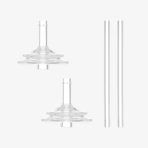 스펙트라 실리콘 빨대세트2p /교체용 빨대 세트, 1개